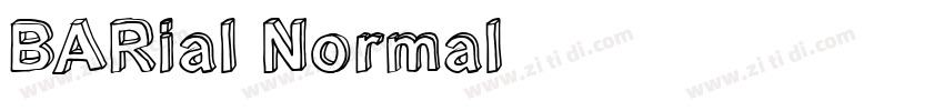 BARial Normal字体转换